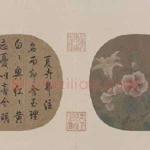 夏卉骈芳图页