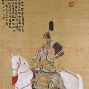 郎世宁乾隆皇帝大阅图轴