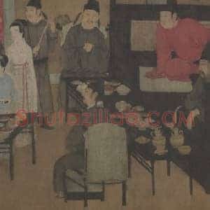 顾闳中韩熙载夜宴图卷
